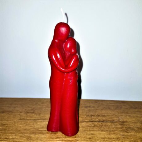 bougie couple enlacé