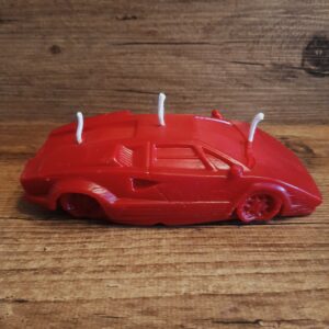 Bougie voiture rouge