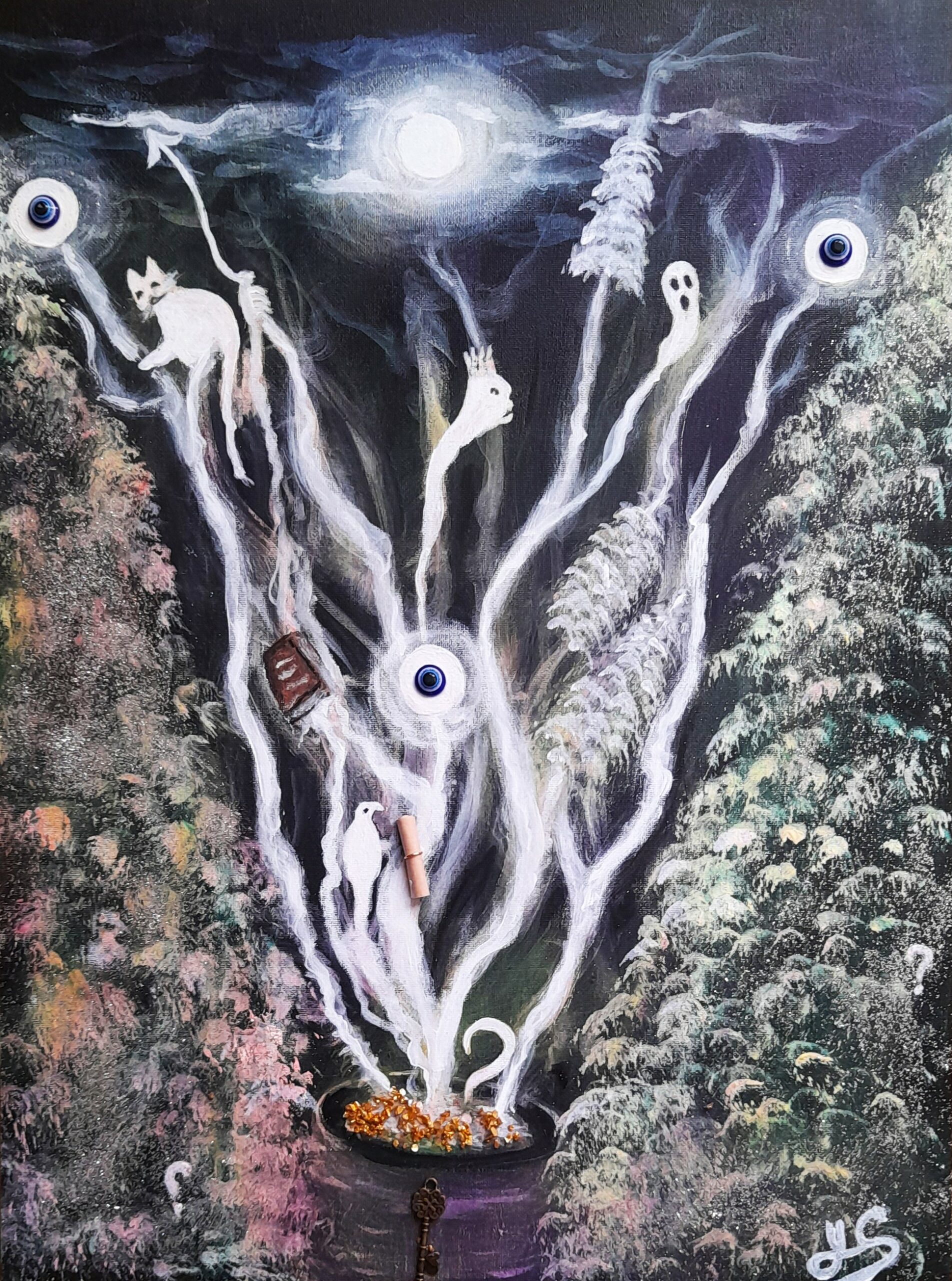 Toile du chaudron des 3 lunes