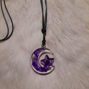 Pendentif "Nébuleuse d'Améthyste"